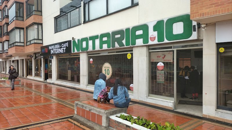Fachada de la Notaría 10 de Bogotá