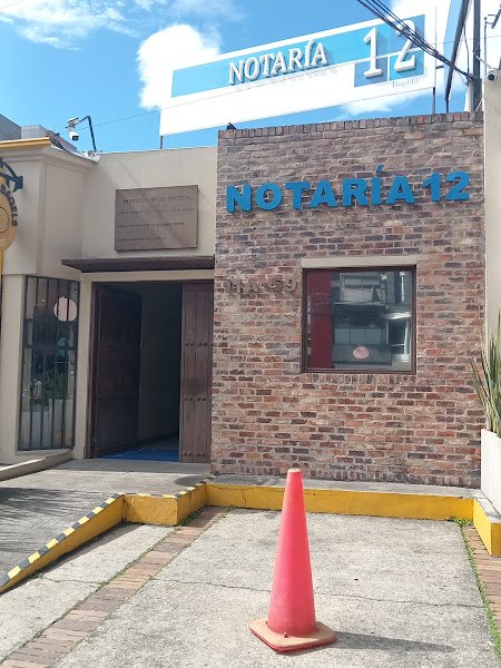 Fachada de la Notaría 12 de Bogotá
