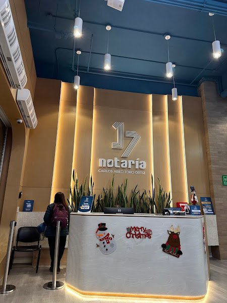 Fachada de la Notaría 17 de Bogotá