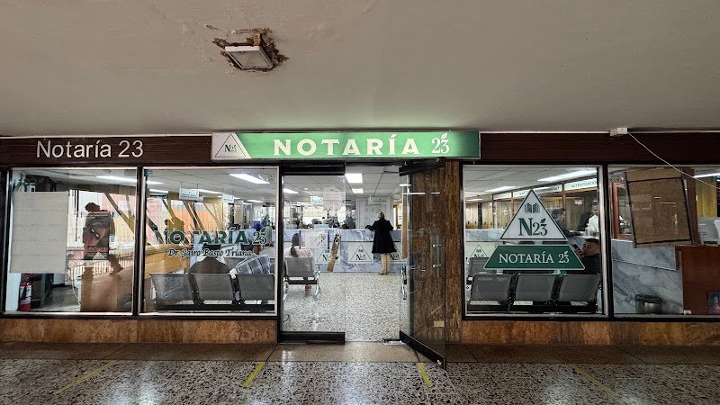 Fachada de la Notaría 23 de Bogotá