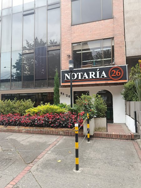 Fachada de la Notaría 26 de Bogotá