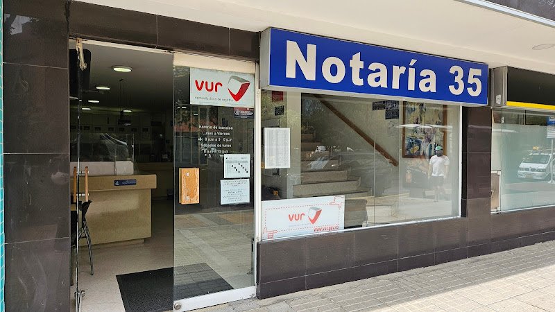Fachada de la Notaría 35 de Bogotá