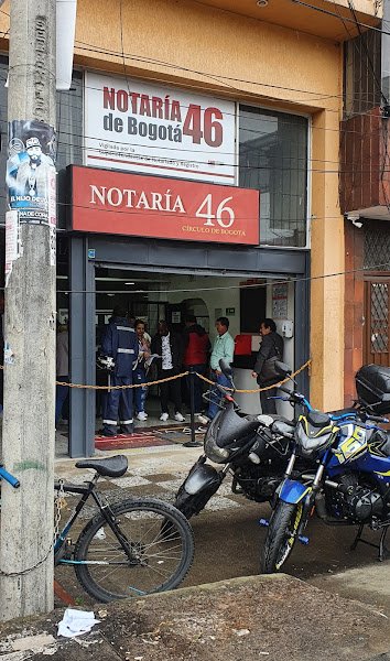 Fachada de la Notaría 46 de Bogotá