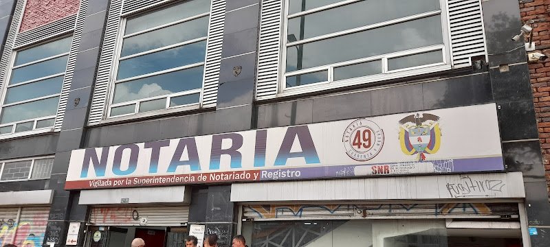 Fachada de la Notaría 49 de Bogotá