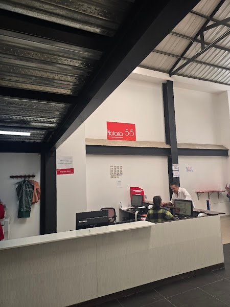 Fachada de la Notaría 55 de Bogotá