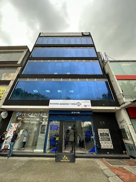Fachada de la Notaría 62 de Bogotá